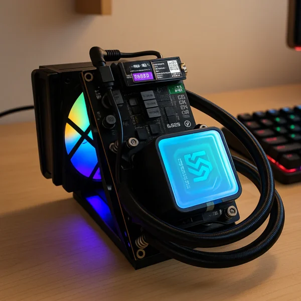 NerdQaxe++ Hydro 5+TH/s w Power Supply